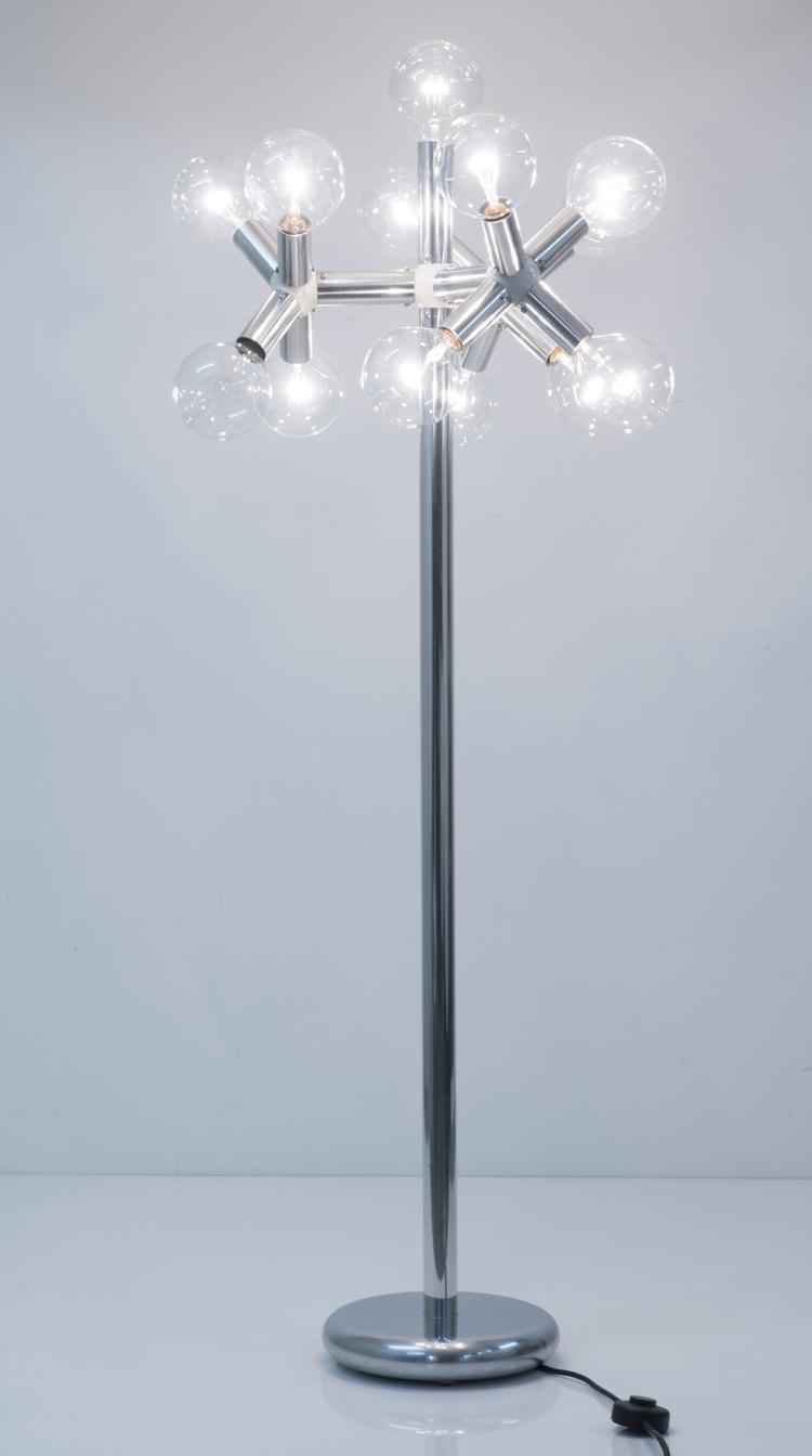 Bild 1 zu Objekt, 'Lightstructure' floor light, 1965, Swiss Lamps Int., Z&uuml;rich pr&uuml;fen!!!, 125A 101