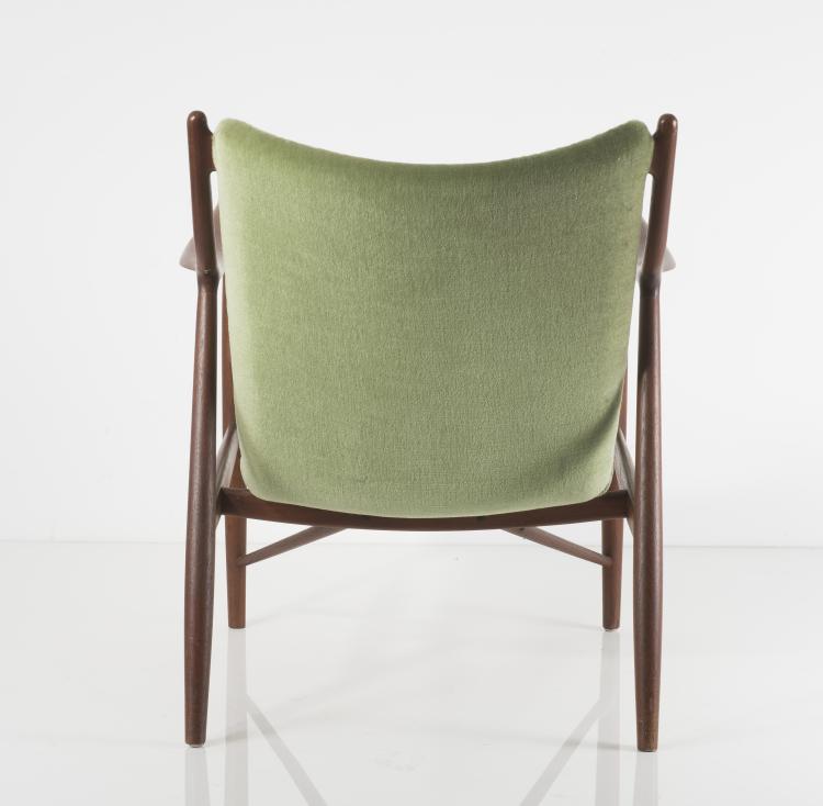 Bild 8 zu Objekt, Armlehnsessel 'FJ 45', 1945, Finn Juhl, Vodder, Niels, Kopenhagen (zugeschrieben), 125B 178