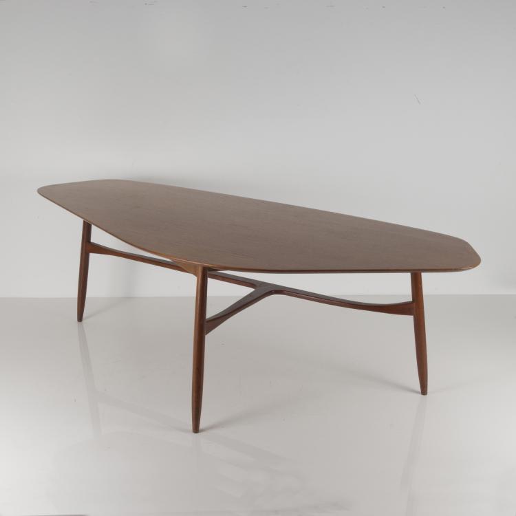 Bild 1 zu Objekt, Sofatisch, um 1958, Peter Hvidt, France & Daverkosen, Kopenhagen (zugeschrieben), 125B 230