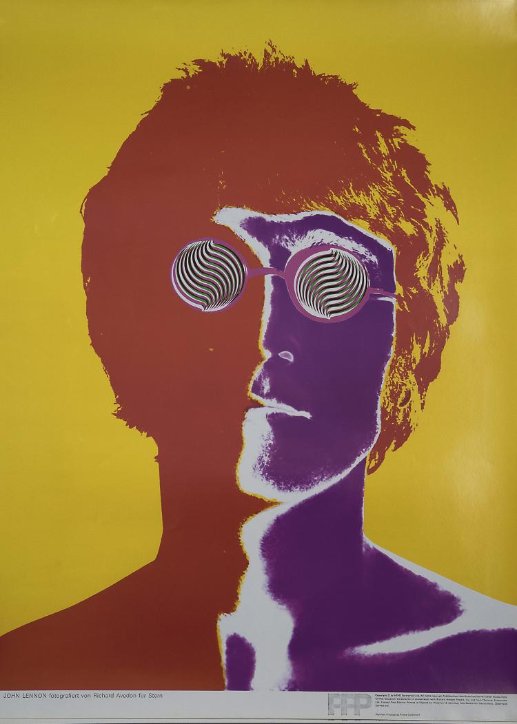 Hauptbild zu Objekt, Five Beatles posters, 1967, Richard Avedon, Waterlow & Sons Ltd., London, 125B 323