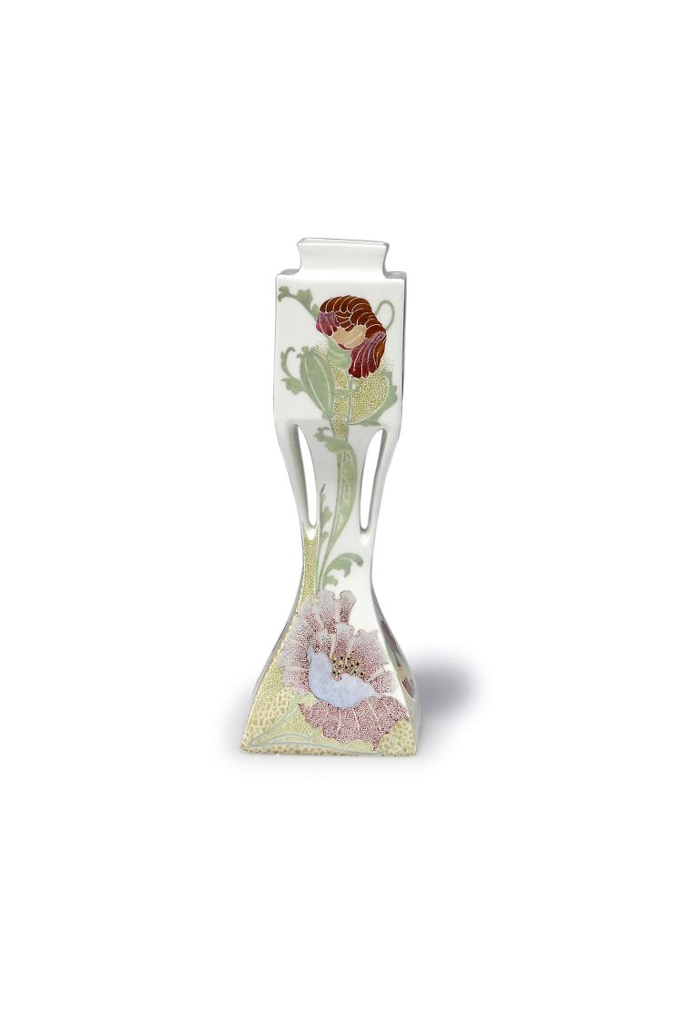 Hauptbild zu Objekt, Henkelvase, 1909/10       , Willem (Wilhelmus Petrus) Hartgring, Rozenburg, Den Haag, 126 935