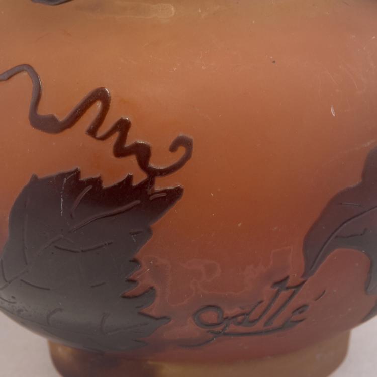 Bild 2 zu Objekt, Vase 'Vigne &agrave; l'automne', 1906-14, Gall&eacute;, Emile, Nancy, 126 161