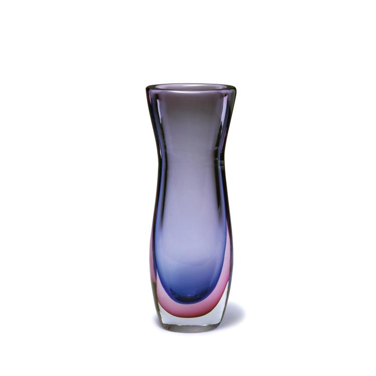 Hauptbild zu Objekt, 'Sommerso' vase, c1955, Flavio Poli, Seguso Vetri d'Arte, Murano, 125C 596