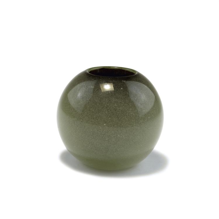Hauptbild zu Objekt, Vase 'Sommerso a bollicine', um 1935, Carlo Scarpa, Venini & C., Murano, 125C 497