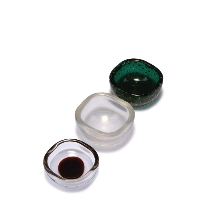 Hauptbild zu Objekt, Three bowls, 1950s, Venini & C., Murano, 125C 519