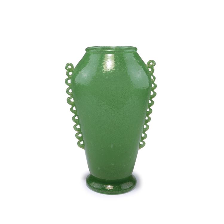 Hauptbild zu Objekt, 'Pulegoso' vase, c1934, Flavio Poli, Barovier Seguso & Ferro, Murano, 125C 591