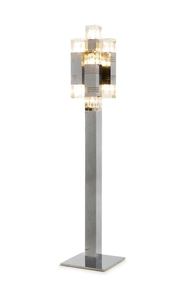 Hauptbild zu Objekt, Floor light, c1965, Gaetano Sciolari, Sciolari, Rom (zugeschrieben), 125A 91