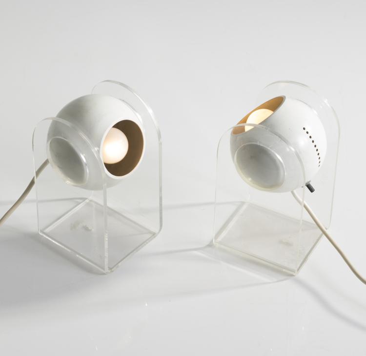 Bild 1 zu Objekt, Zwei Tisch- / Wandleuchten '540P', 1968, Gino Sarfatti, Arteluce, Mailand, 125B 445