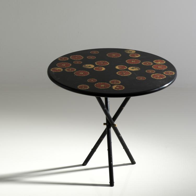 Bild 1 zu Objekt, 'Fette d'Arancia' side table, 1950/60s, Piero Fornasetti, Fornasetti, Mailand, 125B 387