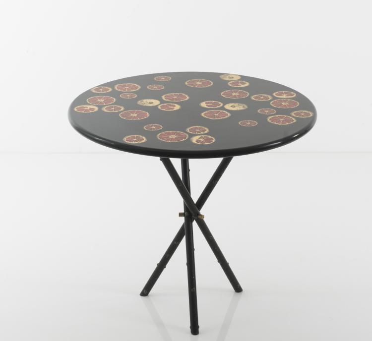 Bild 2 zu Objekt, 'Fette d'Arancia' side table, 1950/60s, Piero Fornasetti, Fornasetti, Mailand, 125B 387