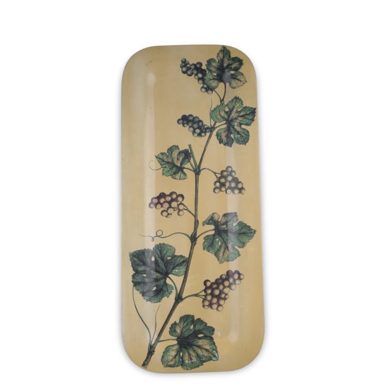 Hauptbild zu Objekt, Tablett 'Grappolo', 1950er Jahre, Piero Fornasetti, Fornasetti, Mailand, 125B 389