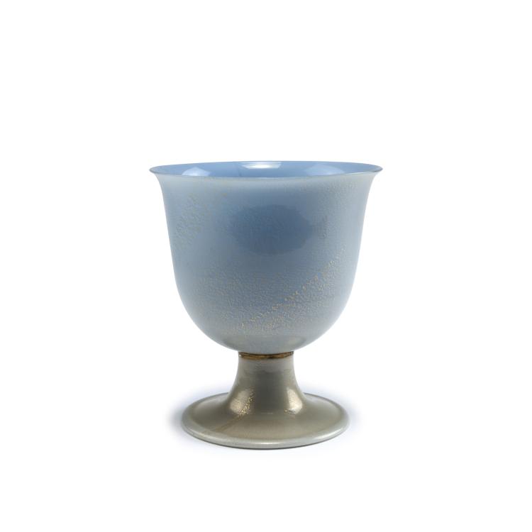 Hauptbild zu Objekt, 'Alga' goblet, c1933, Tomaso Buzzi, Venini & C., Murano, 125C 493