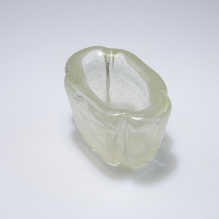 Bild 1 zu Objekt, 'Sommerso a bollicine' vase, 1934-36, Carlo Scarpa, Venini & C., Murano, 125C 496