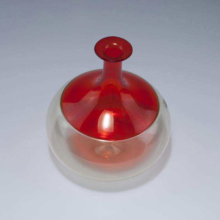 Bild 1 zu Objekt, 'Bolla' vase, 1966-68, Tapio Wirkkala, Venini & C., Murano, 125C 539