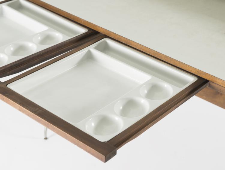 Bild 5 zu Objekt, 'Swagged-leg' writing desk, 1956/58, Miller, Herman, Zeeland, 125A 40