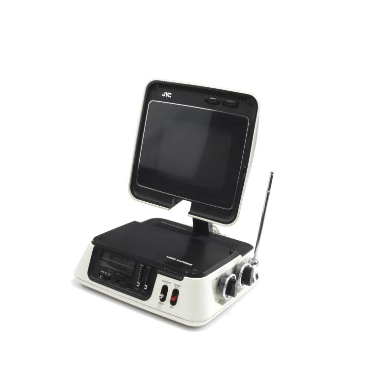 Hauptbild zu Objekt, Fernseher mit Radioeinheit 'Video Capsule 3100-R', 1972, JVC, Yokohama, 125A 126