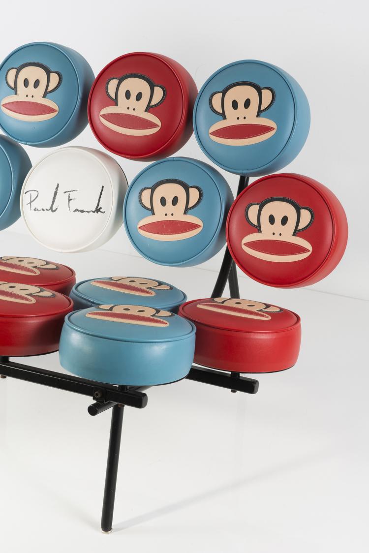 Bild 2 zu Objekt, 'Marshmallow' Sofa with 'Julius' pattern, 1956 / um 1995, Miller, Herman, Zeeland;, 127B 585