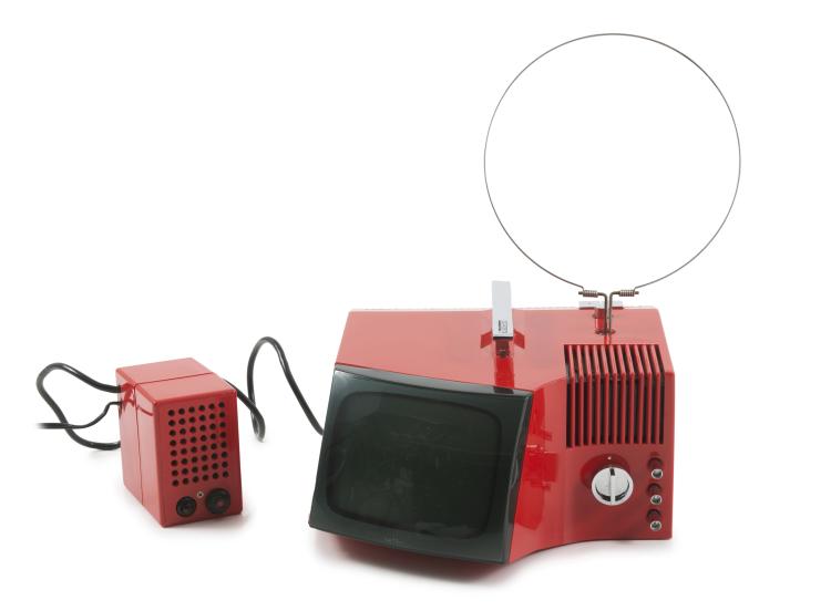 Hauptbild zu Objekt, 'Colibri 6''' Fernseher mit Radio, 1967, Giovanni Offredi, Ultravox, Mailand, 125A 130