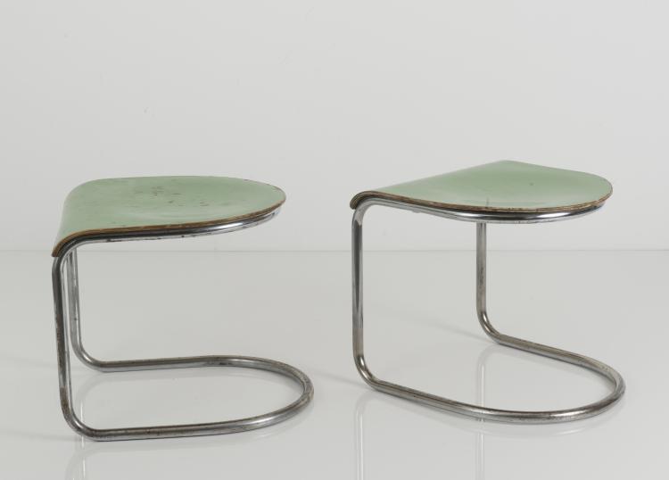 Bild 3 zu Objekt, Two stools, c1930, Tschechoslowakei, 125B 142