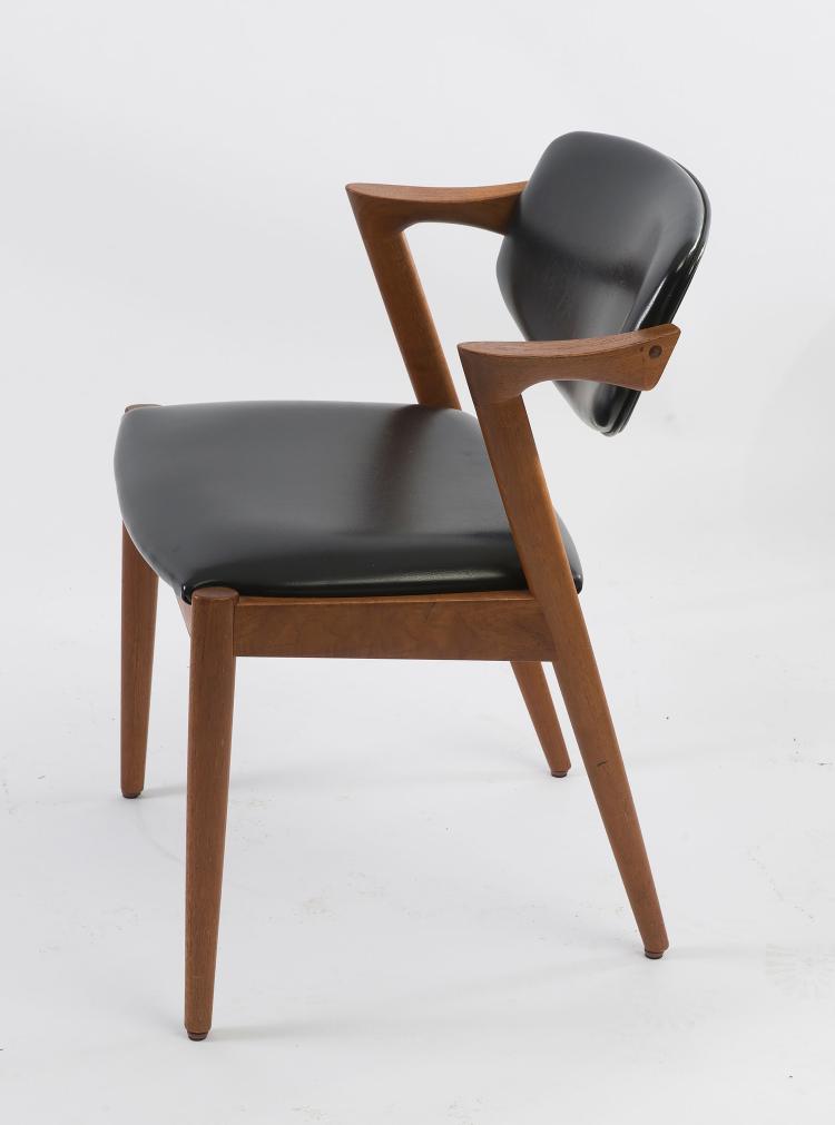 Bild 2 zu Objekt, Sechs St&uuml;hle '#42', 1956-57, Kai Kristiansen, Schou Andersen M&oslash;belfabrik, D&auml;nemark, 125B 221