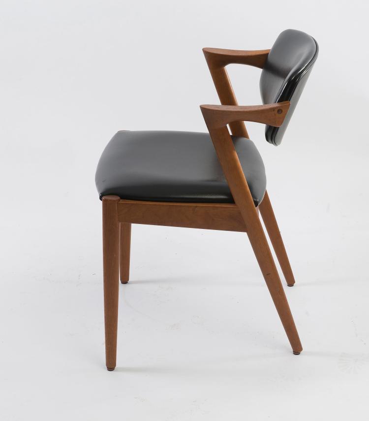 Bild 3 zu Objekt, Sechs St&uuml;hle '#42', 1956-57, Kai Kristiansen, Schou Andersen M&oslash;belfabrik, D&auml;nemark, 125B 221