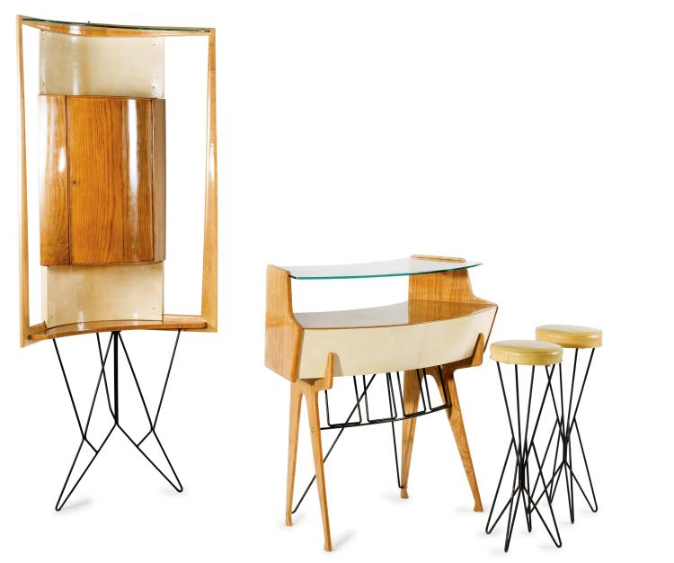 Hauptbild zu Objekt, Bar-Einrichtung, 1950er Jahre, Italien, 125A 38