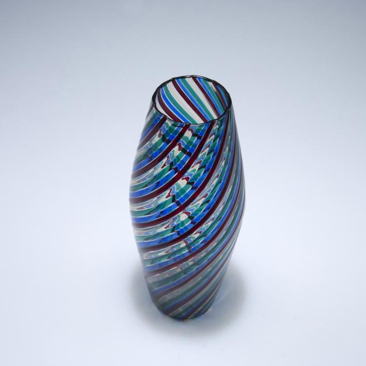 Bild 1 zu Objekt, 'A canne' vase, c1955, Fulvio Bianconi, Venini & C., Murano, 125C 528