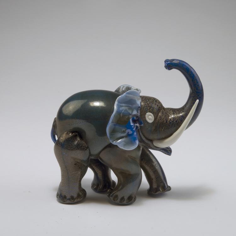Bild 1 zu Objekt, Elephant, 1929, Cappellin, M.V.M., Murano, 125C 553