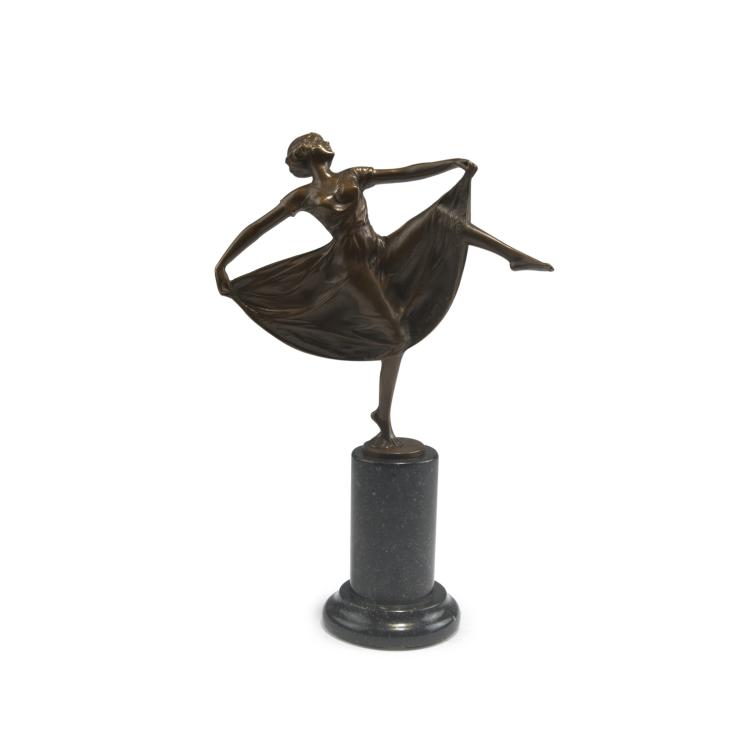 Hauptbild zu Objekt, T&auml;nzerin, 1920er Jahre, Bruno Zach, Zach, Bruno, 126 495