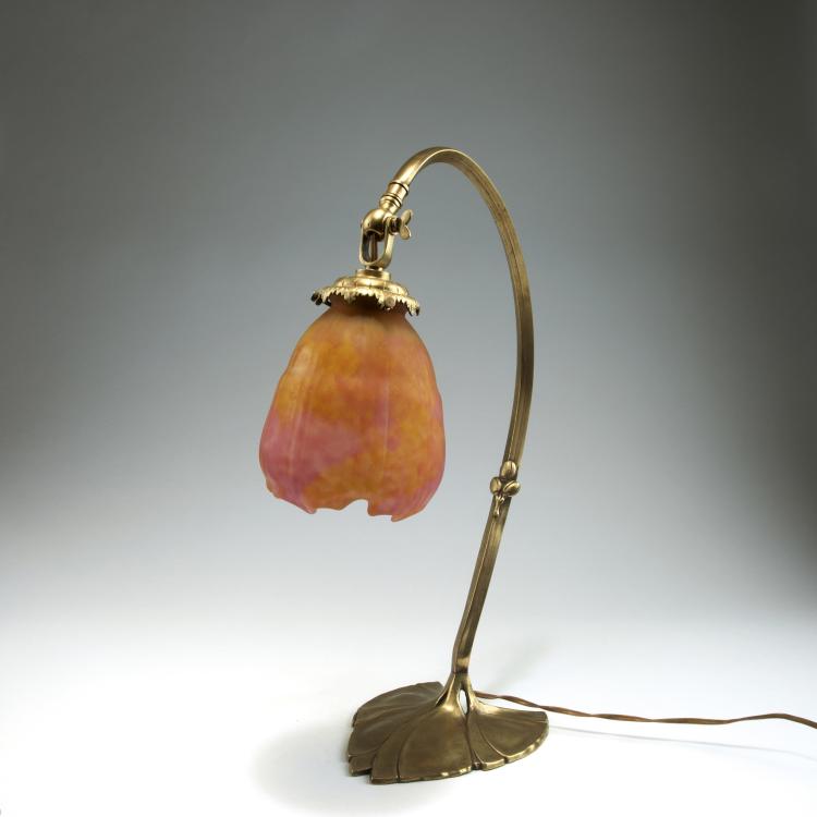 Bild 1 zu Objekt, Tischleuchte 'Seerose', 1920er Jahre, Daum Fr&egrave;res, Nancy, 126 104