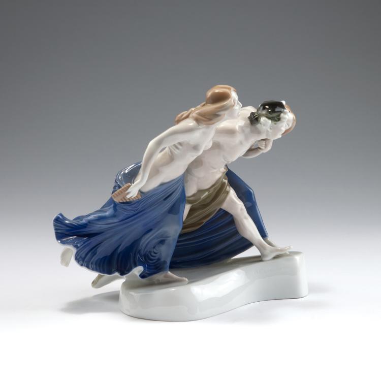 Bild 1 zu Objekt, 'St&uuml;rmende Bacchanten', 1912, Albert Caasmann, Rosenthal, Selb, 126 859