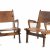 Two armchairs, c1970