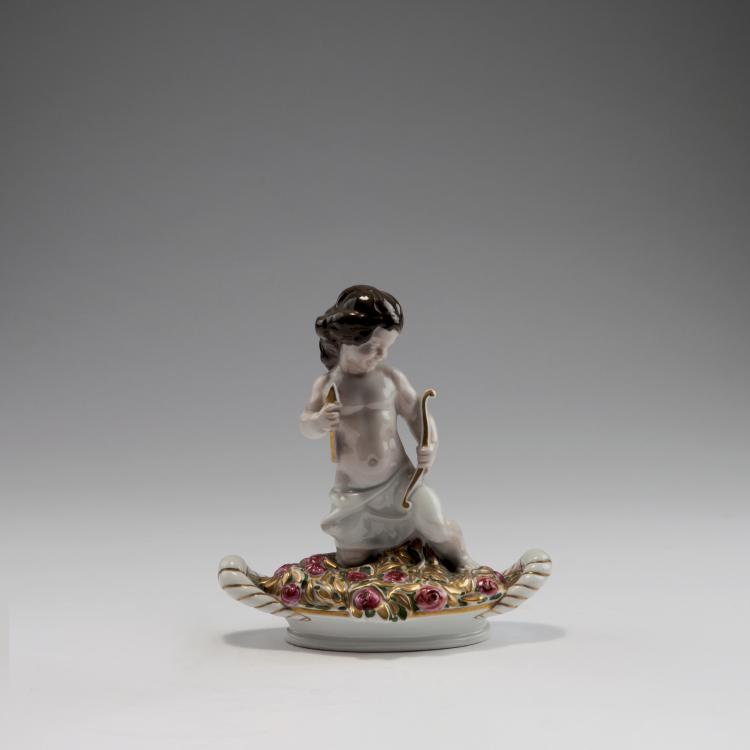 Hauptbild zu Objekt, 'Amor with roses', 1919, Ferdinand Liebermann, Rosenthal, Selb, 126 875