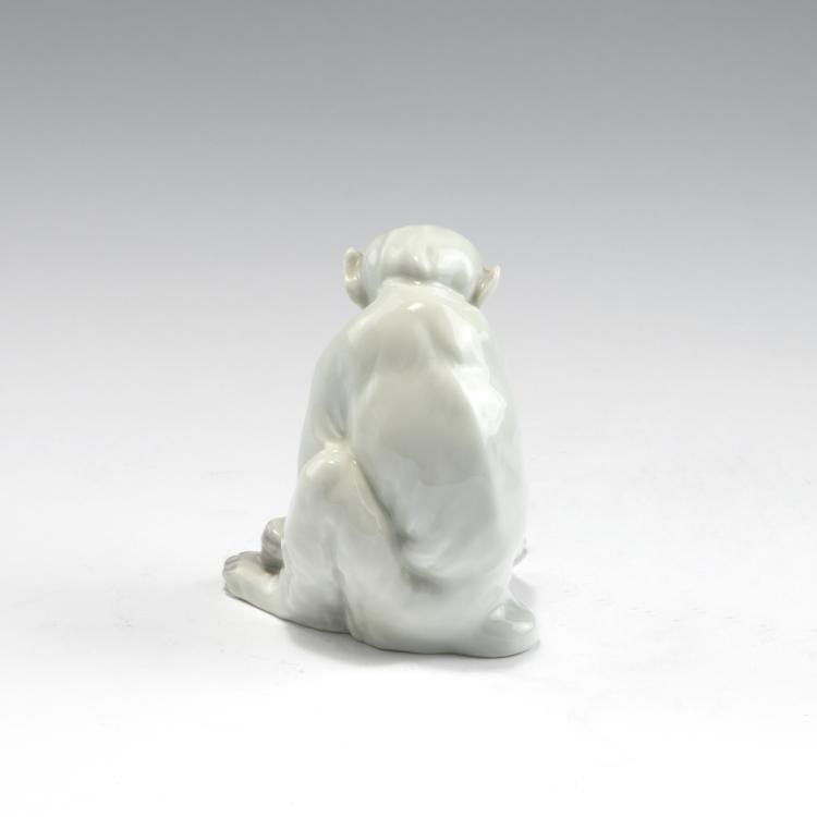 Bild 2 zu Objekt, Affe mit Insekt, um 1900, Heubach, Lichte, 126 948