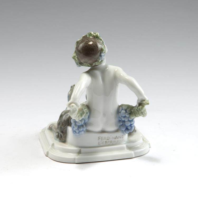 Bild 2 zu Objekt, 'Faun with Grapes' inkwell, c1914, Ferdinand Liebermann, Rosenthal, Selb, 126 869