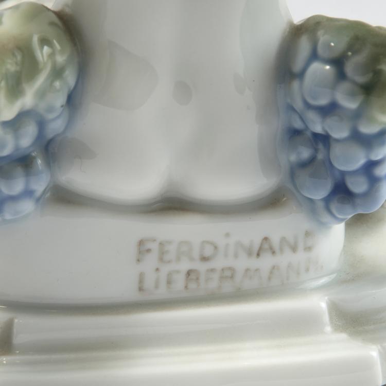 Bild 3 zu Objekt, 'Faun with Grapes' inkwell, c1914, Ferdinand Liebermann, Rosenthal, Selb, 126 869