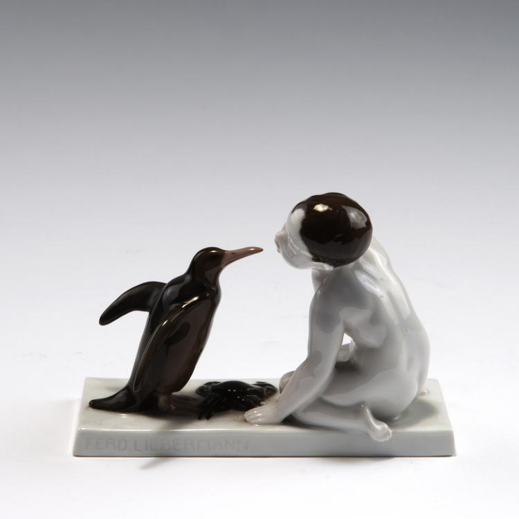 Bild 1 zu Objekt, 'Brotneid', 1910, Ferdinand Liebermann, Rosenthal, Selb, 126 855