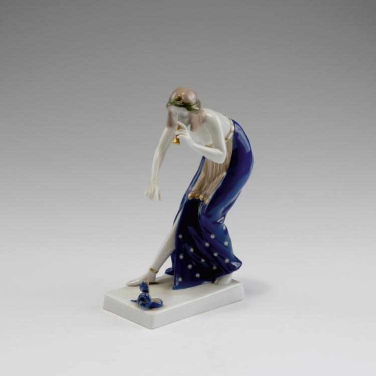 Hauptbild zu Objekt, 'Snake Charmer', 1916, Berthold Boe&szlig;, Rosenthal, Selb, 126 871