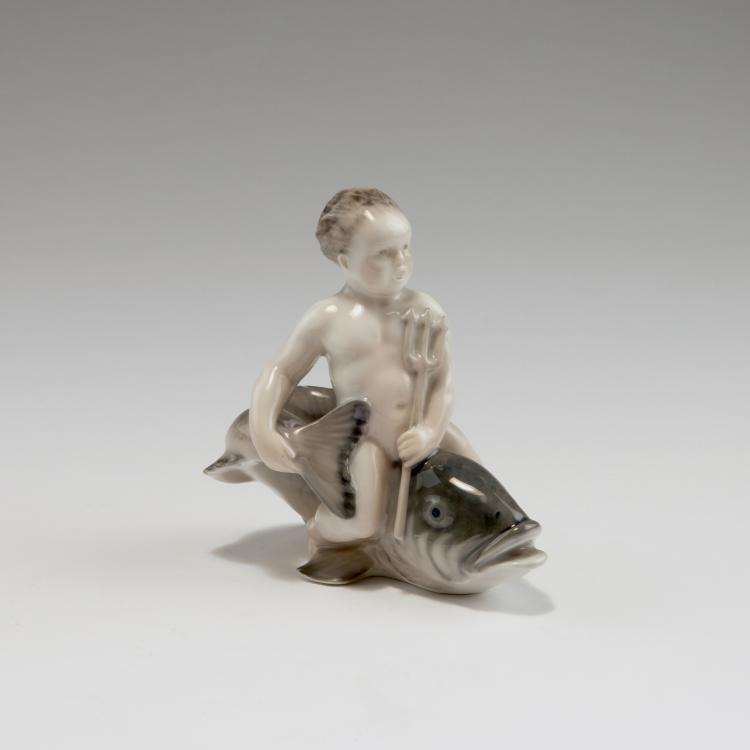 Hauptbild zu Objekt, 'Neptun', um 1900, Kopenhagen, KPM, 126 945