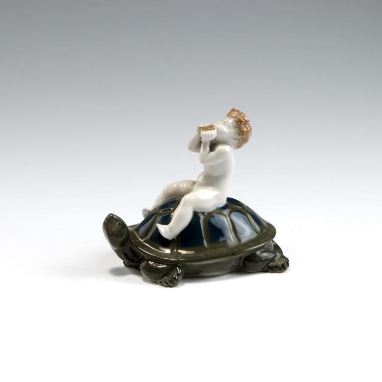 Bild 1 zu Objekt, 'Turtle post', 1918, Ferdinand Liebermann, Rosenthal, Selb, 126 873