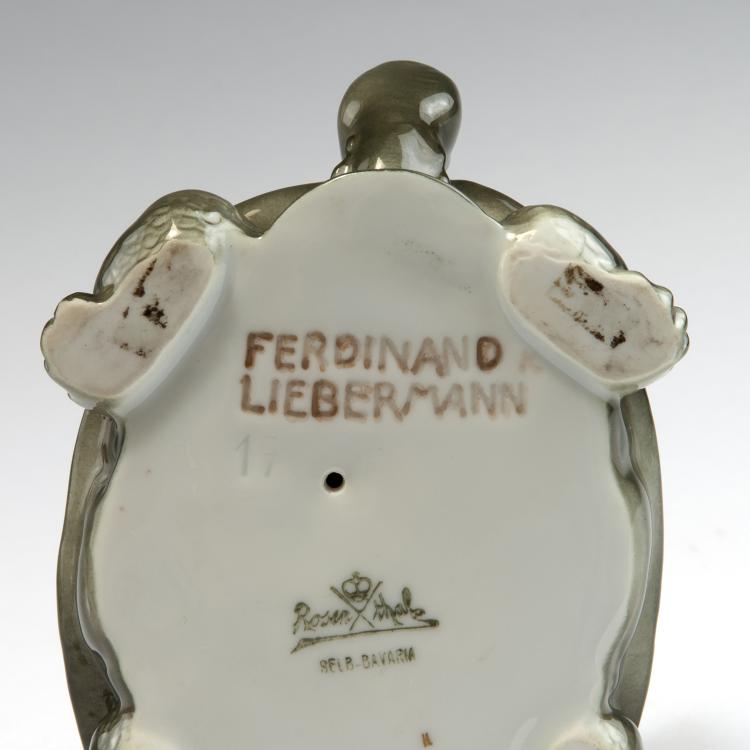 Bild 2 zu Objekt, 'Turtle post', 1918, Ferdinand Liebermann, Rosenthal, Selb, 126 873