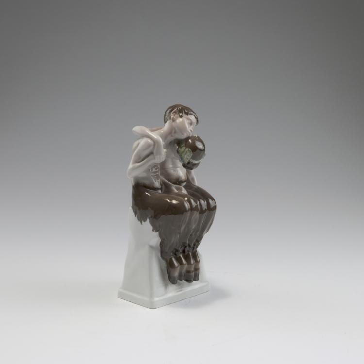 Hauptbild zu Objekt, 'Sleeping Fauns', 1912, Albert Caasmann, Rosenthal, Selb, 126 861