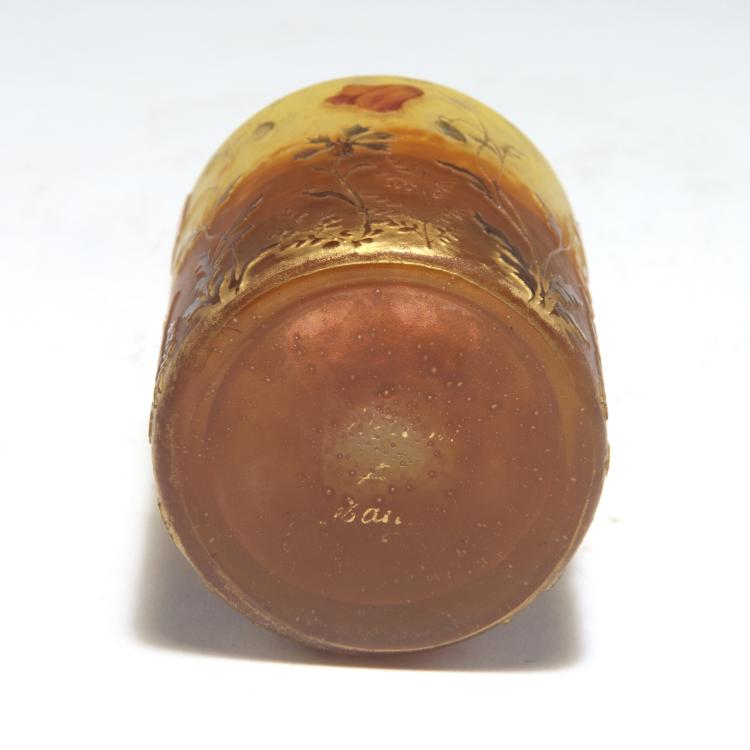 Bild 2 zu Objekt, Deckeldose 'Cocquelicot', 1900, Daum Fr&egrave;res, Nancy, 126 30