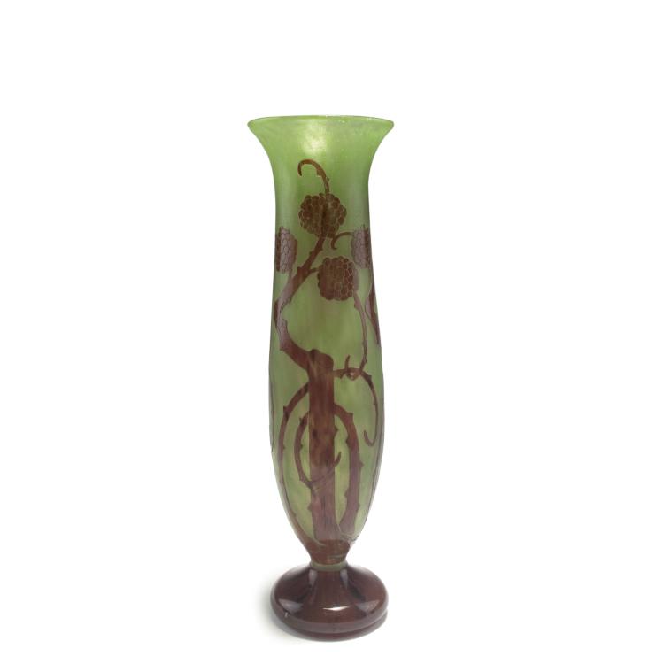 Hauptbild zu Objekt, 'M&ucirc;riers verts' vase, 1918-20, Schneider, Epinay-sur-Seine, 126 243