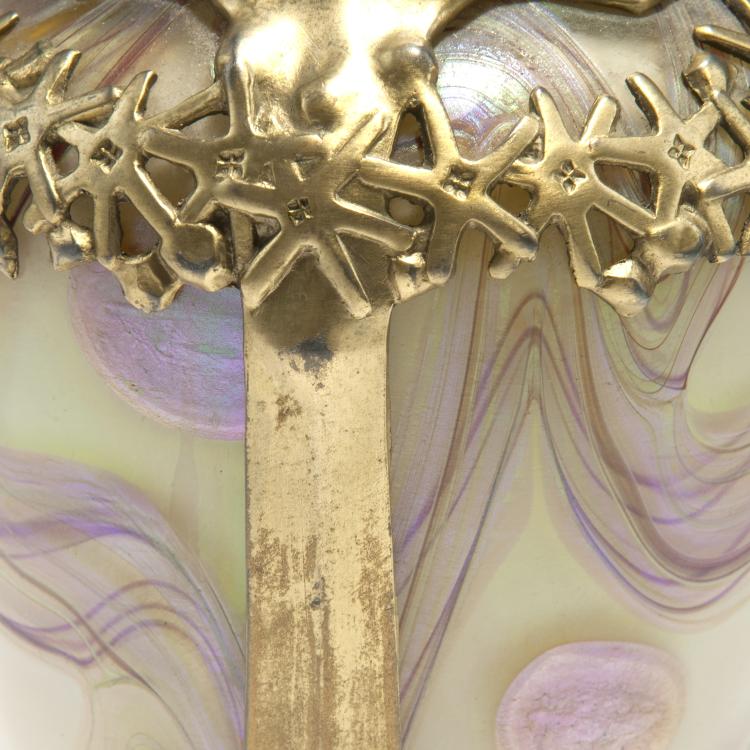 Bild 2 zu Objekt, Vase mit vergoldeter Zinnmontierung, 1903, Friedrich Adler, L&ouml;tz Wwe., Klosterm&uuml;hle, 126 371