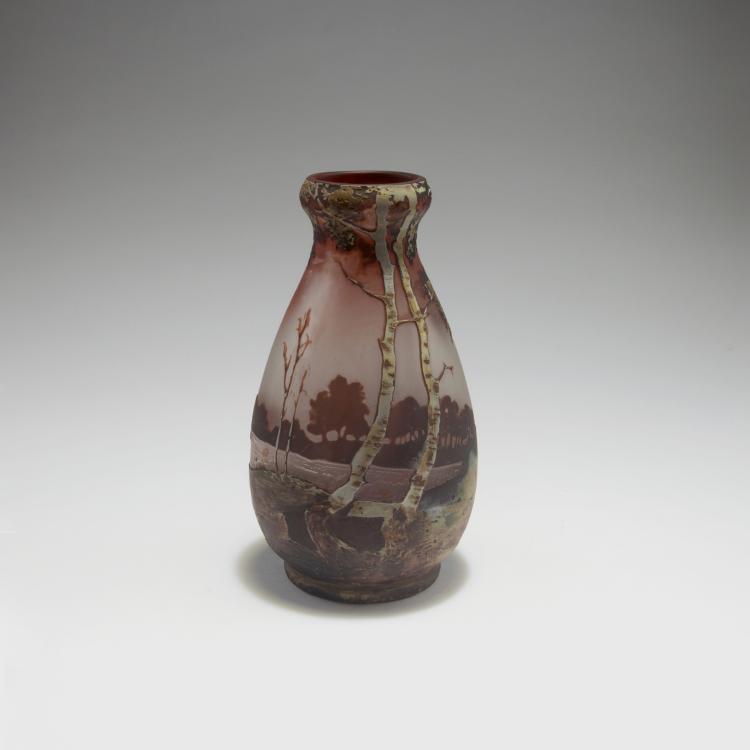 Hauptbild zu Objekt, 'Paysage' vase, c1910, Muller, Henri, Croismare, 126 236