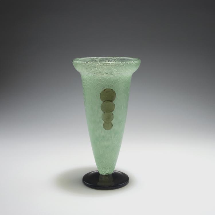 Hauptbild zu Objekt, Vase 'Emeraude', 1924-25, Schneider, Epinay-sur-Seine, 126 252