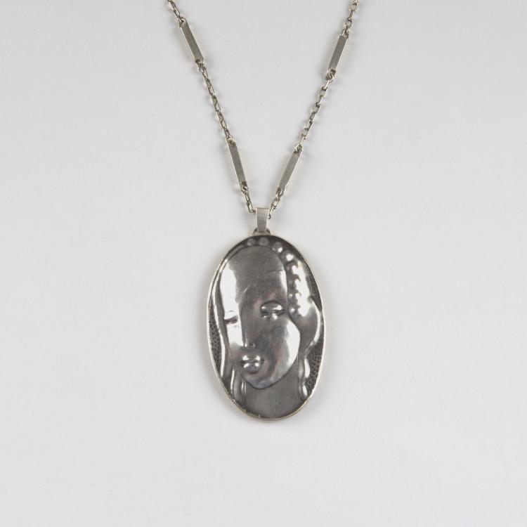 Hauptbild zu Objekt, 'Girl' pendant, c1925, Frankreich, 126 557