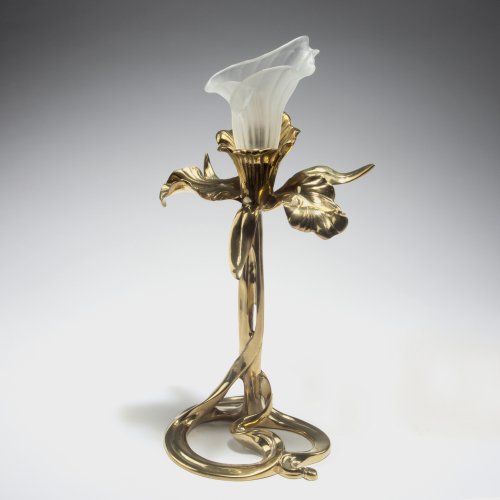 Floral 'Iris' table light, c1900