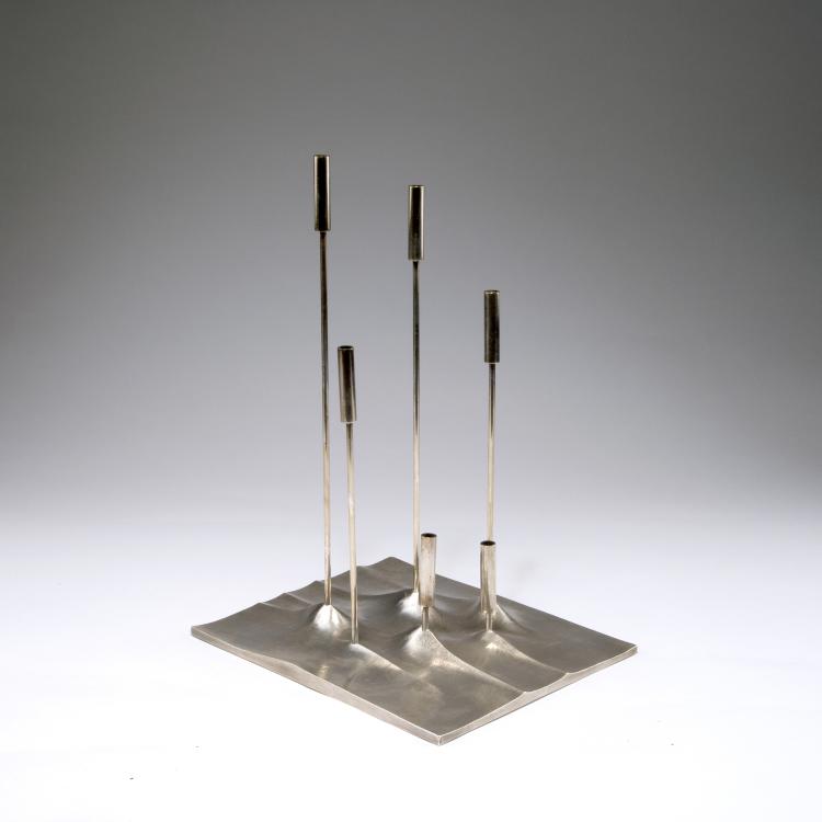 Bild 2 zu Objekt, 'Lunar Sol' candlestick, 1959, Tapio Wirkkala, Christofle, Paris, 127B 452